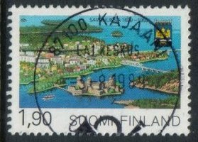 Savonlinna 350 vuotta - 87100 Kajaani 3.8.1989 (esimerkkikuva)