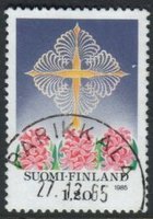 Joulupostimerkki 1985 1/2 - Tuomaanristi - Parikkala 27.12.85 (esimerkkikuva)