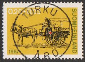 Punainen Risti 1967 1/3 - Hevosambulanssi - Turku (esimerkkikuva)
