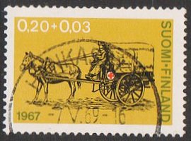 Punainen Risti 1967 1/3 - Hevosambulanssi - Hankasalmi 7.V.69 (esimerkkikuva)