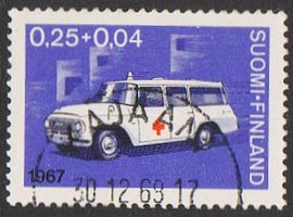 Punainen Risti 1967 2/3 - Ambulanssi - Kajaani 30.12.68 (esimerkkikuva)