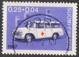Punainen Risti 1967 2/3 - Ambulanssi - Pori 23.2.69 (esimerkkikuva)