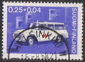 Punainen Risti 1967 2/3 - Ambulanssi - Helsinki 15.8.68 (esimerkkikuva)