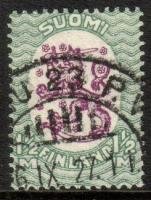 m17, 1,50mk vihr/lila, hrX,B - P.vaunu 23, 26.IX.27 1i (esimerkkikuva)