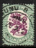 m17, 1,50mk vihr/lila, hrX,B - P.vaunu 8 26.X.27 (esimerkkikuva)