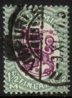 m17, 1,50mk vihr/lila, hrX,B - Viipuri 2 9.XI.27 5 (esimerkkikuva)