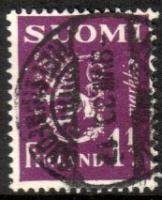 Coat of arms lion type m30 1,50mk lilac - Helsinki 9.VIII.30 17 (sample image)