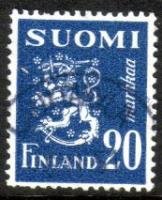 Leijonamalli m30 20mk sininen - Lauttakylä 6.11.51 (esimerkkikuva)