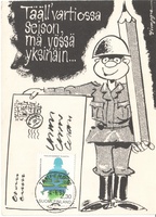 Puolustusvoimat maksimikortti (esimerkkikuva)
