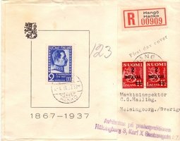 Sotamarsalkka C G E Mannerheim 70v 1867-1937 FDC (esimerkkikuva)