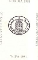 Nordea 1981, Wipa 1981. Oy Kaj Hellman Ltd (esimerkkikuva)
