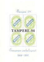 Tampere -79 -Tampere -84, Tampereen Filatelistiseura ry (esimerkkikuva)