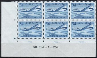 Numerokuusilo 1108-5-1958 Convair Metropolitan 34 mk (esimerkkikuva)