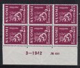 Numerokuusilo 496-3-1942 Leijonamalli m30 2,75mk lila (esimerkkikuva)