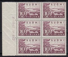 Numerokuusilo 662-6-1945 Saimaa 10 mk (esimerkkikuva)