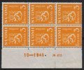 Numerokuusilo 675-10-1946 Leijonamalli m30 3mk keltainen (esimerkkikuva)