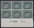 Numerokuusilo 764-11-1947 Leijonamalli m30 3mk harmaa (esimerkkikuva)