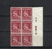 Numerokuusilo 791-6-1948 Leijonamalli m30 24mk pun. ruskea (esimerkkikuva)