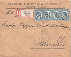 R-kuori Pietarsaari 24.X.19 - Helsinki | Leijona M17 4x25p (esimerkkikuva)