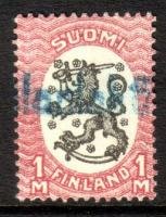 Coat of arms m17, 1mk red/black, ...lanlahti (sample image)