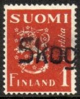 Leijonamalli m30 1mk oranssi - Skogby tai Skogböle (esimerkkikuva)