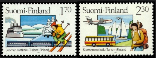 Suomen matkailu 100 v FDC (esimerkkikuva)