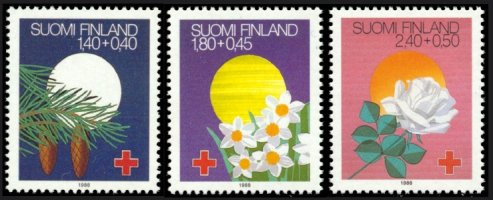 Punainen Risti 1988 - Juhlapyhät FDC (esimerkkikuva)