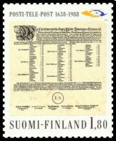 Posti 350 vuotta 1/6 (esimerkkikuva)