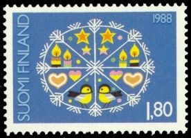 Joulupostimerkki 1988 2/2 - 1,80 mk (esimerkkikuva)