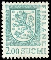 Leijonamalli m75 2,00mk sinivihreä (esimerkkikuva)