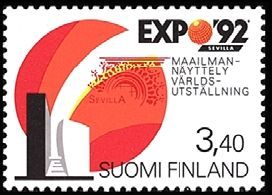 EXPO 92 Sevilla (nelilö +) FDC (esimerkkikuva)