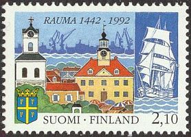 Rauma 550 vuotta FDC (esimerkkikuva)
