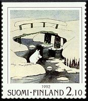 Nordia 1993 1/4 - Muumipeikko kohtaa talven (esimerkkikuva)