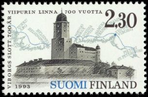 Viipurin linna 700 vuotta FDC (esimerkkikuva)