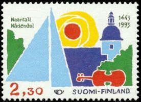 Pohjola 1993 1/2 - 2,30 mk Matkailu: Naantali (esimerkkikuva)