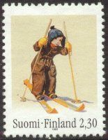 Martta Wendelin (1893-1986) 1/5 - Hiihtäjäpoika (esimerkkikuva)