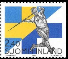 Suomi - Ruotsi yleisurheilumaaottelut - keihäs (oikea) (esimerkkikuva)