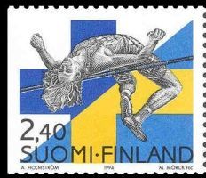 Suomi - Ruotsi yleisurheilumaaottelut - korkeushyppy (vasen) (esimerkkikuva)