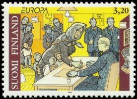 Eurooppa CEPT 1996 - Naisvaikuttajia (esimerkkikuva)