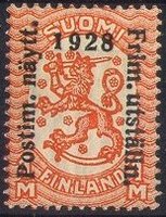 Postimerkkinäyttely Helsinki 1928 1mk (W1) (esimerkkikuva)