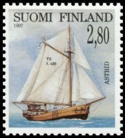 Purjelaivoja 1/6 - kaljaasi Astrid (esimerkkikuva)