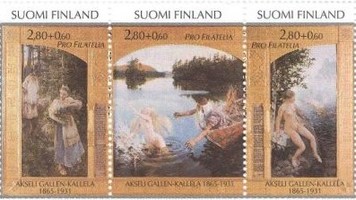 Pro Filatelia Akseli Gallen Kallela (3) FDC (esimerkkikuva)