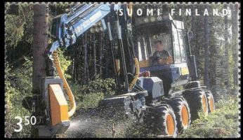 Suomalainen muotoilu 4/6 - Ponsse Cobra HS 10 metsäkone (esimerkkikuva)