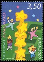 Europa CEPT 2000 - Lapset ja Euroopan tähdet (esimerkkikuva)