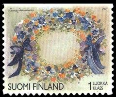 Ystävyydellä 1/6 - Kukkakranssi (esimerkkikuva)