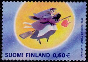 Pääsiäinen 2002 - Pääsiäistrulli ensipäiväleimalla (esimerkkikuva)