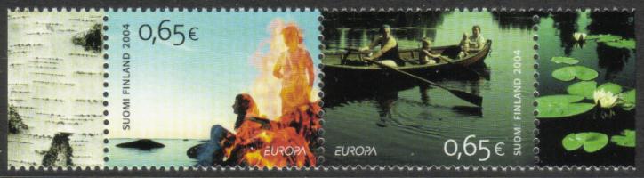 Europa CEPT Loma - merkkipari ensipäivä leima (esimerkkikuva)