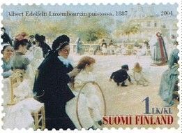 150 years since the birthday of Albert Edelfelt First day cancellation (sample image)