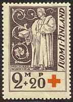 Red Cross 1933 2/2 - 2mk + 20p Agricola Mikael (sample image)