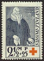 Red Cross 1933 - 2 1/2mk + 25p Rothovius Isac sheet (100) (sample image)